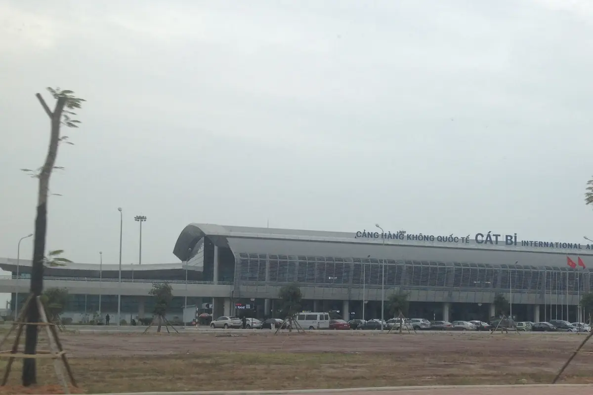 Passenger terminal at Cat Bi International Airport, Hai Phong, December 2016